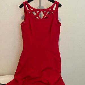 Red! White House black market sleeveless dress/8